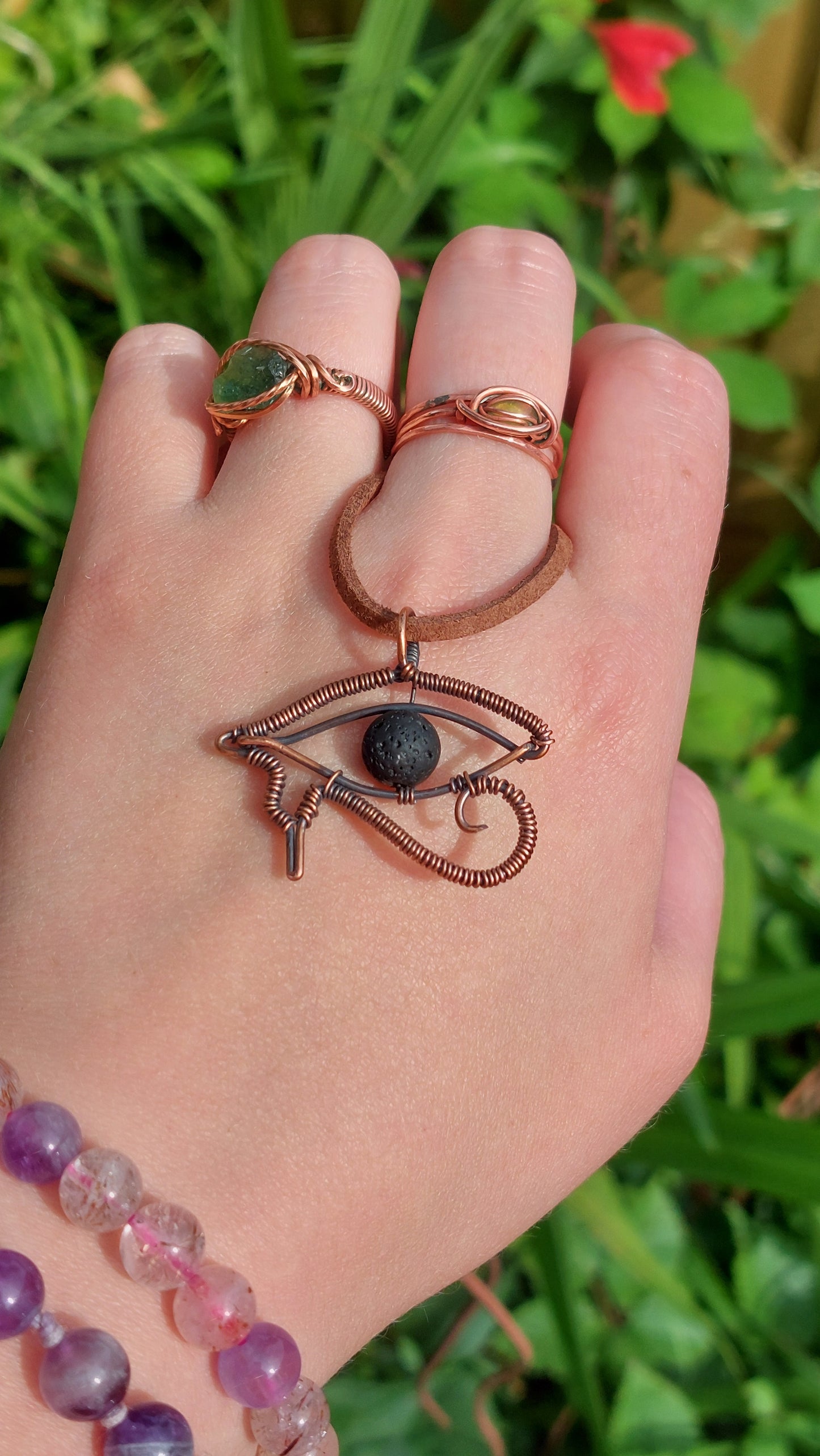 Eye Of Ra Diffuser Necklace