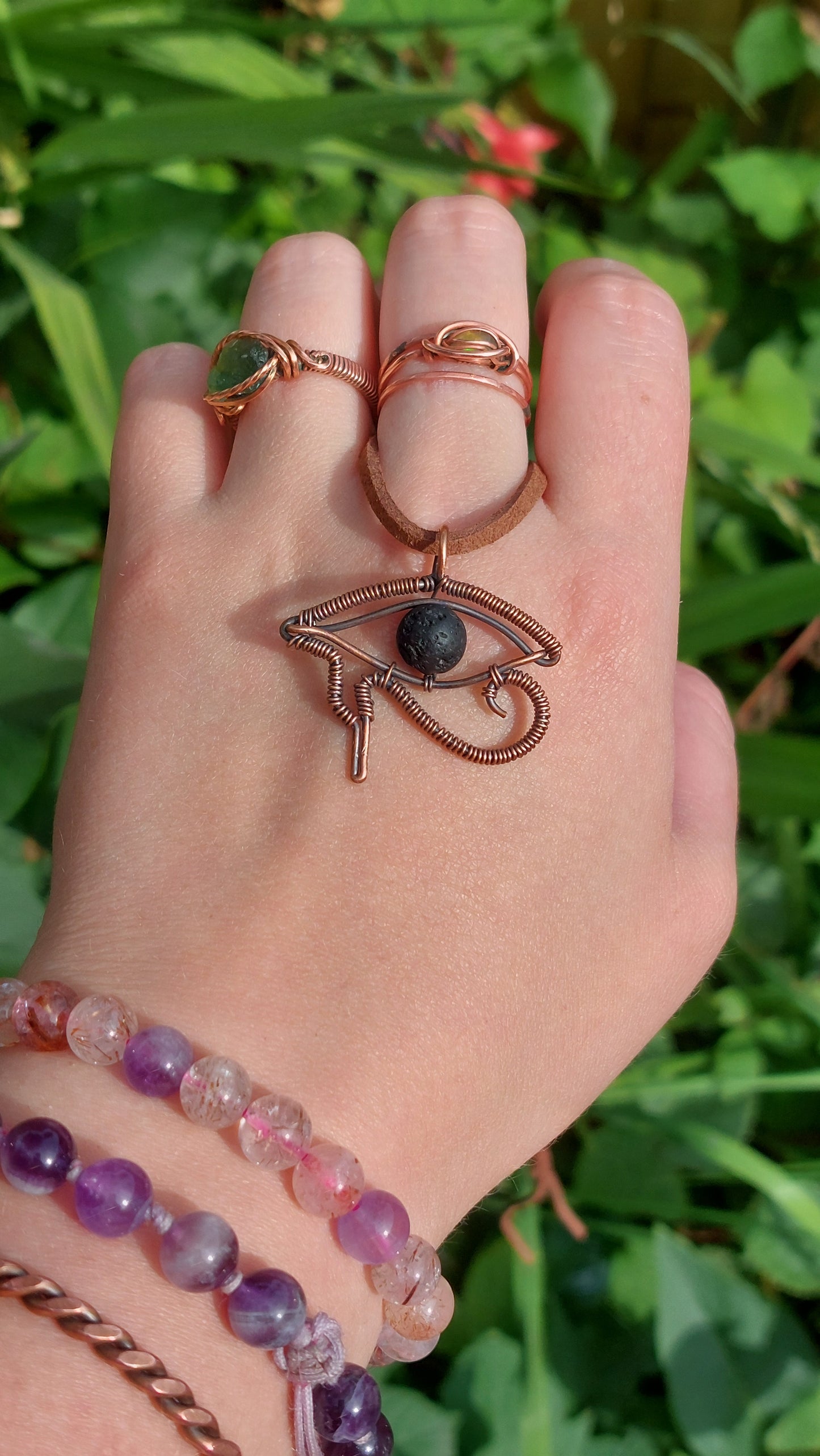 Eye Of Ra Diffuser Necklace