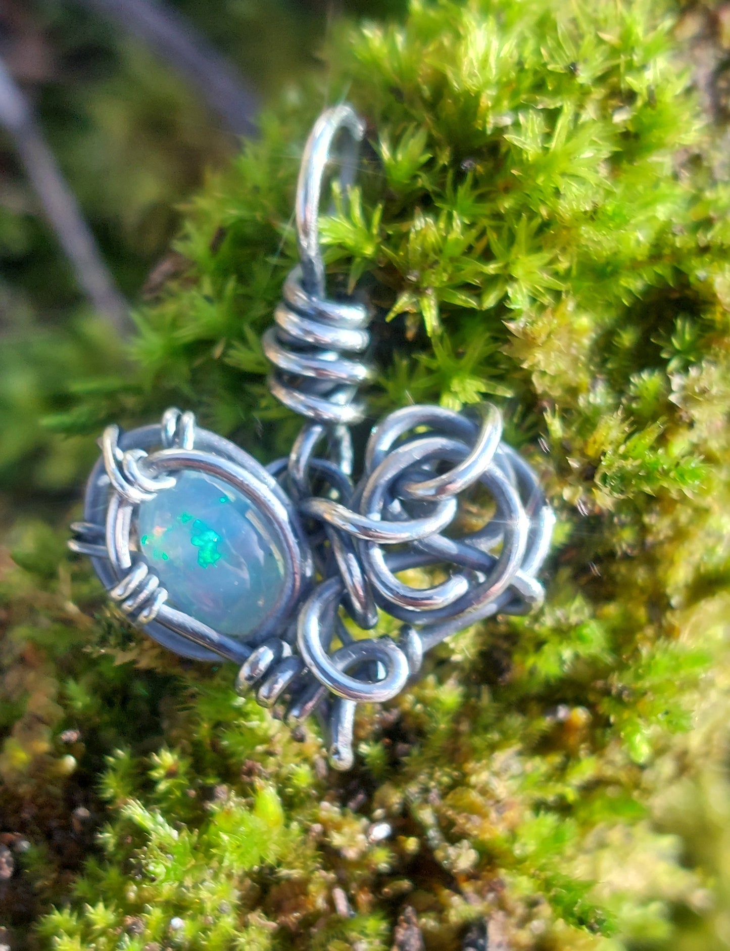 Sterling Silver Opal Heart Valentines Collection