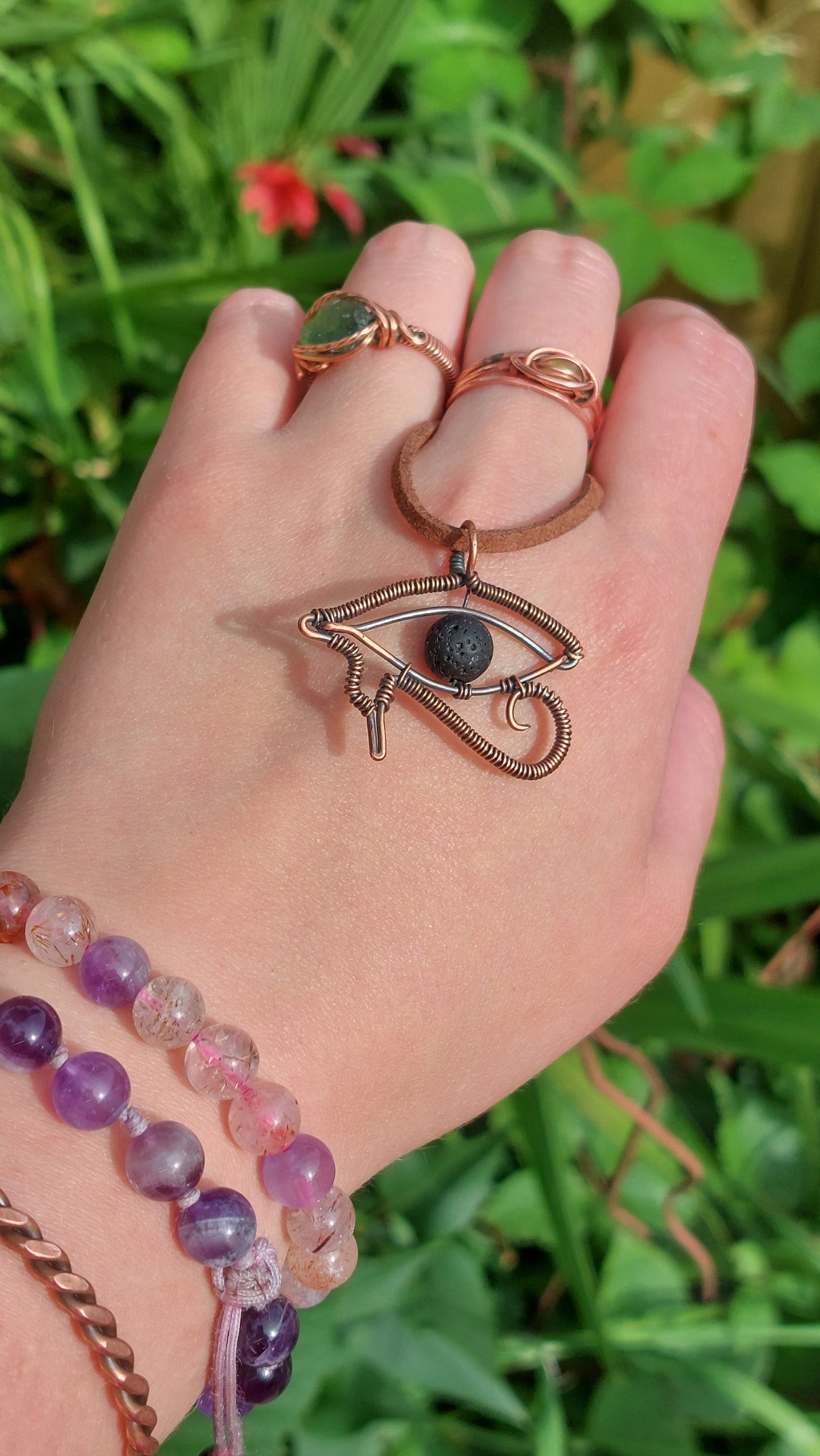 Eye Of Ra Diffuser Necklace