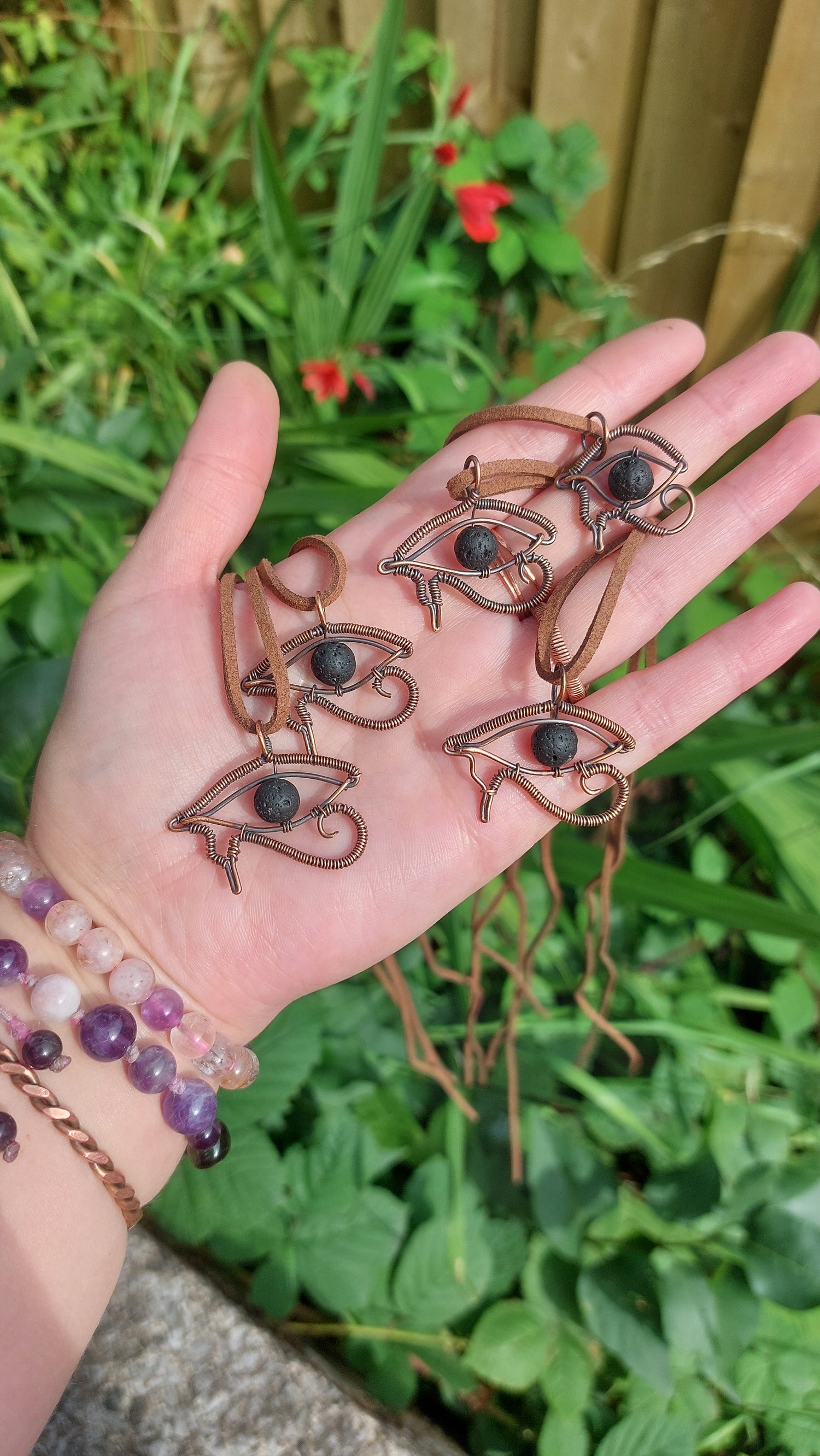 Eye Of Ra Diffuser Necklaces