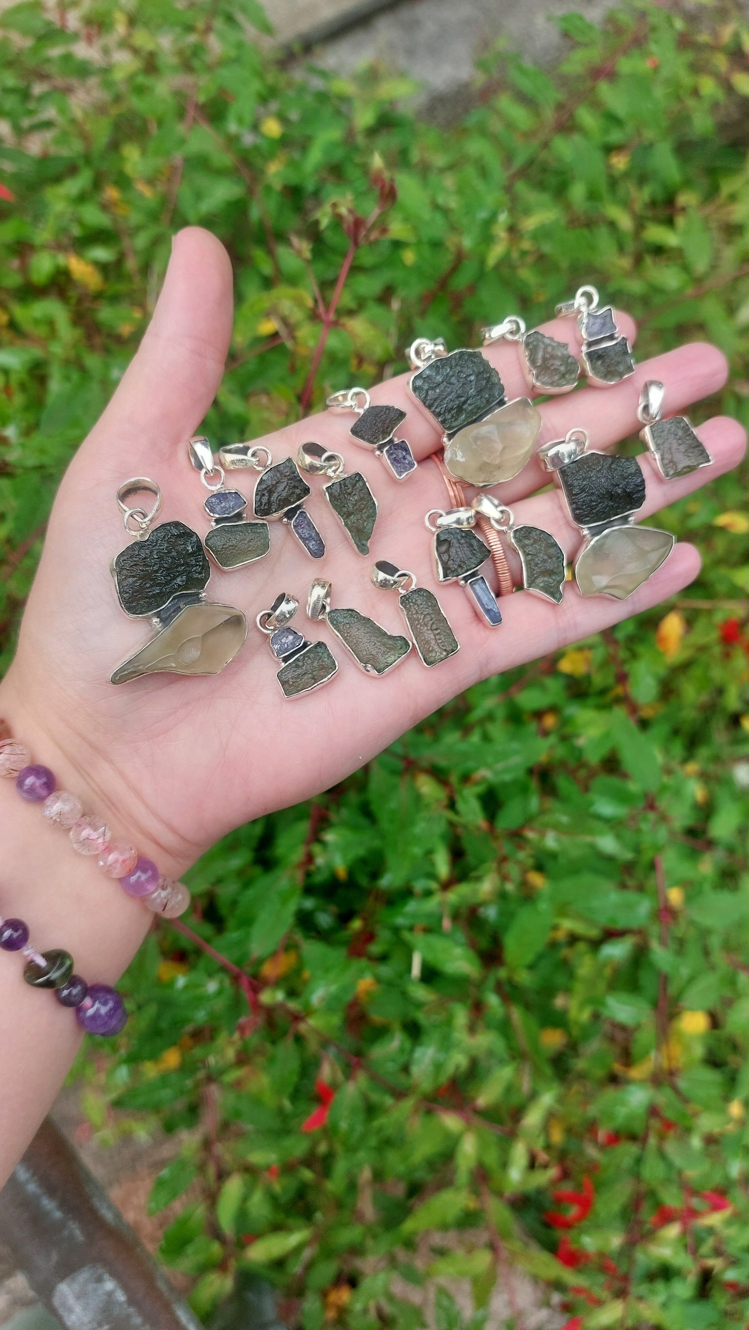 Sterling Silver Moldavite Deliciousness