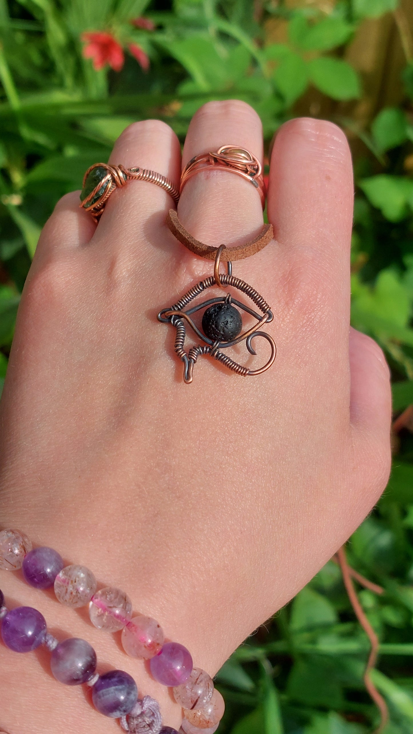 Eye Of Ra Diffuser Necklace