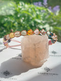 Multistone Gemstone Bracelet In Gealing Copper Fully Adjustable #7