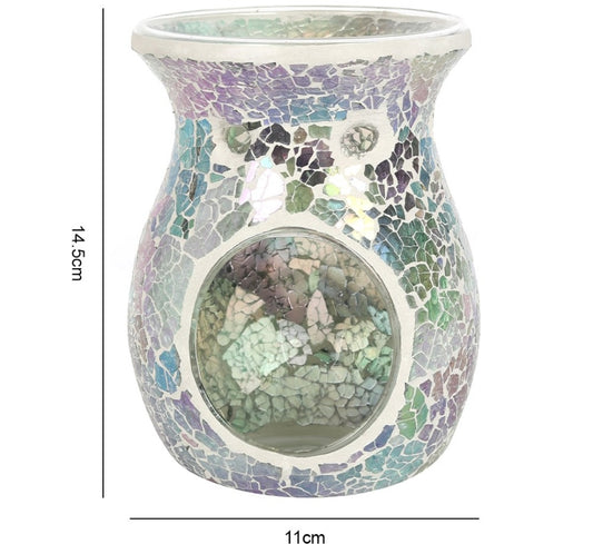 Iridescent Crackle Oil Burner