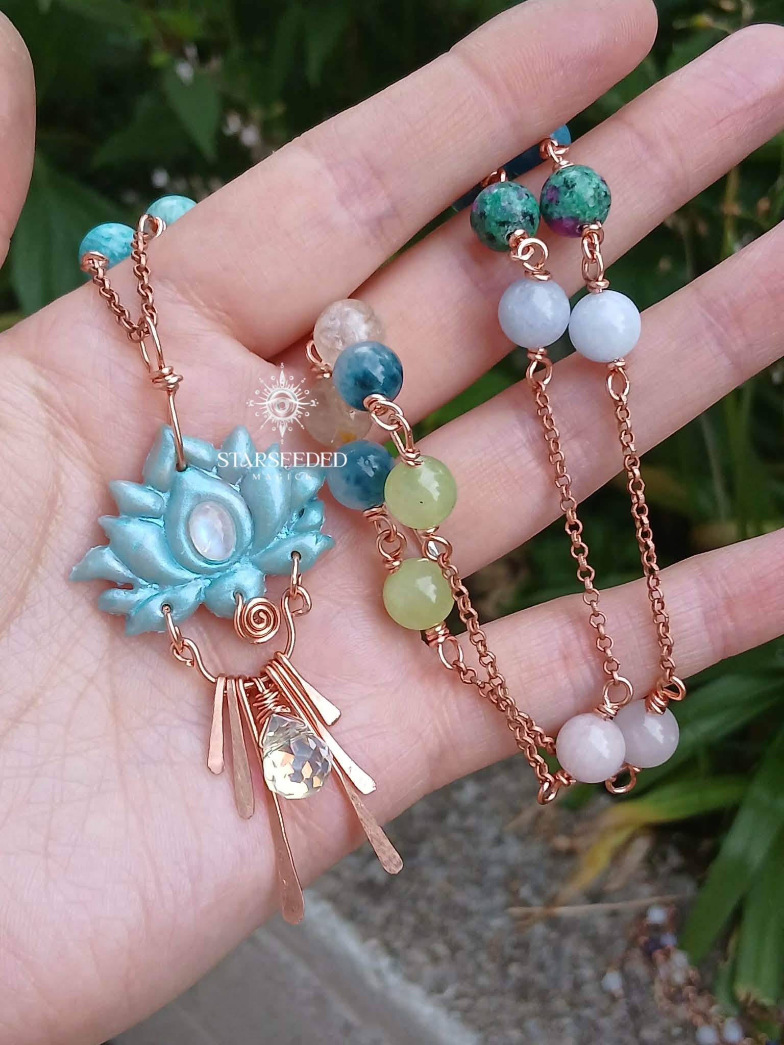Lotus Necklace 5🩷✨️