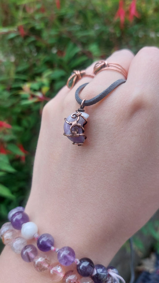 Baby Luna (Amethyst) In Copper