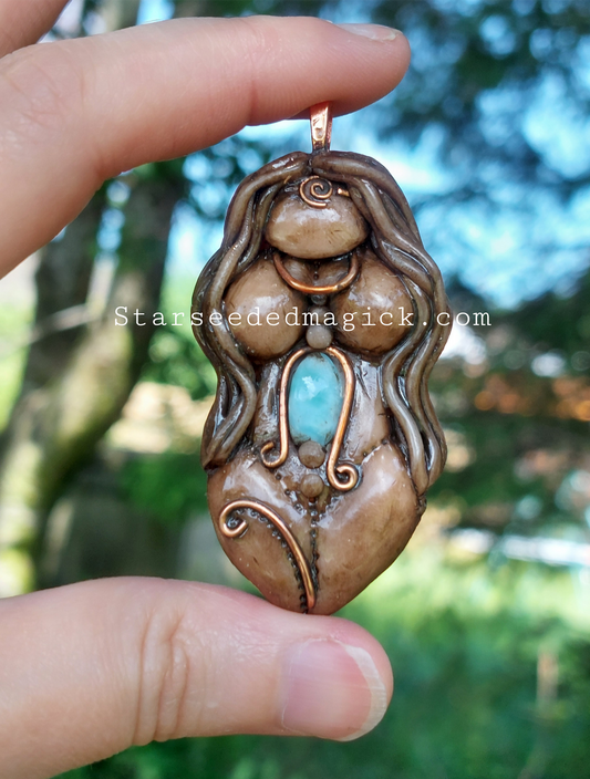Larimar Empowerment Goddess