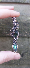 Moldavite & Mystic Quartz Energy Token