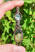 Moldavite, Libyan Desert Glass & Faceted Quartz Energy Token ✨️