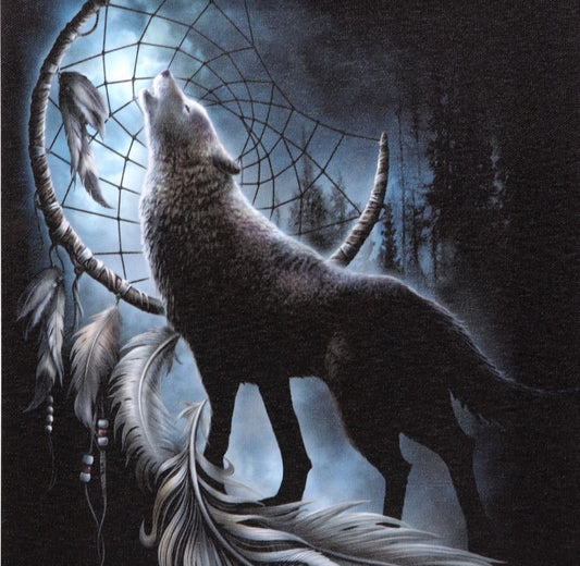 19x25 Wolf Canvas