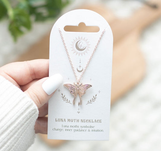 Luna Moth Necklace