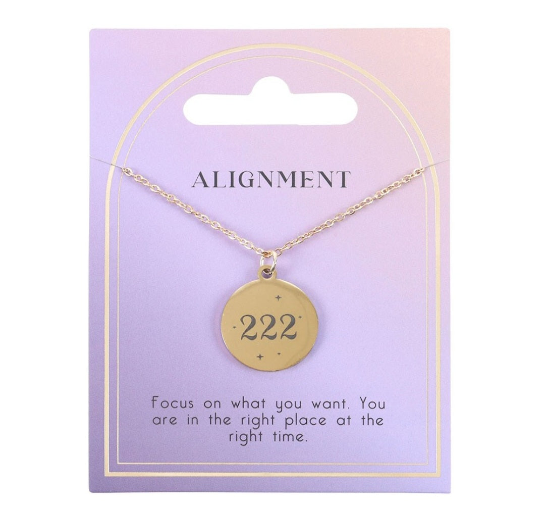 222 Angel Number Necklace