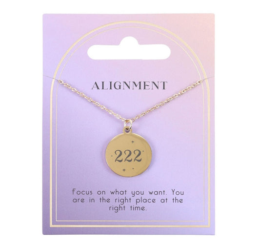 222 Angel Number Necklace