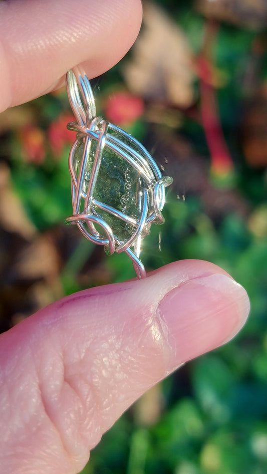 Sterling Silver Everyday Wearer Moldavite